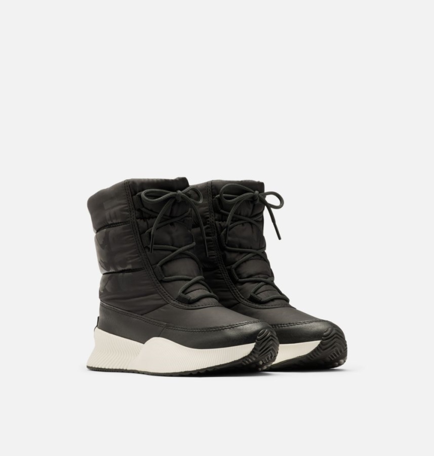 Black-Sea Salt Sorel Ireland Women's Out 'N About Iii Puffy Lace Boot