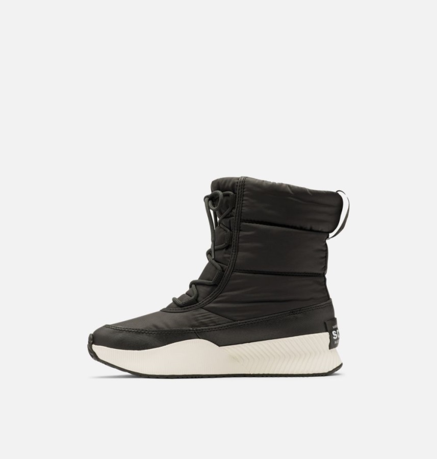 Black-Sea Salt Sorel Ireland Women's Out 'N About Iii Puffy Lace Boot