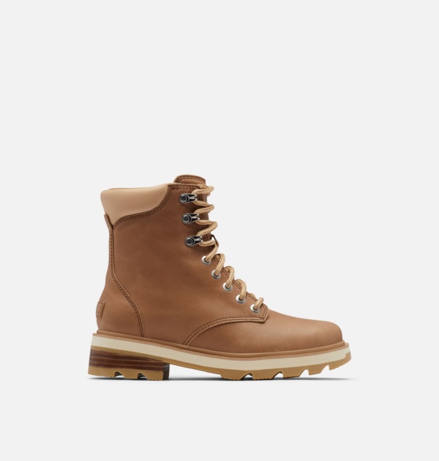 Ceramic-Canoe Sorel Ireland Women's Lennox Lace Stkd Waterproof Leather Boot