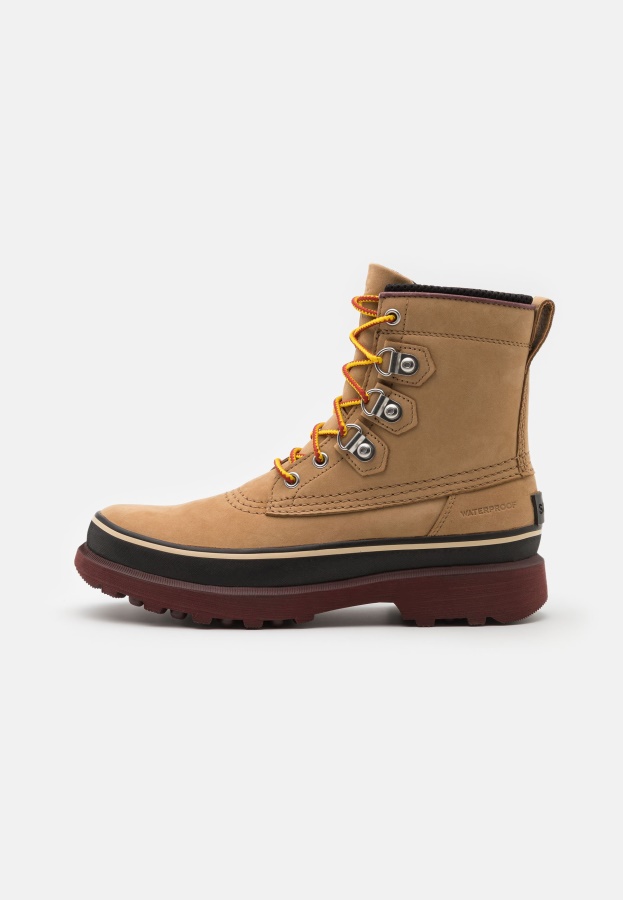 Buff Caribou Street Wp Lace-Up Ankle Boots Sorel Ireland