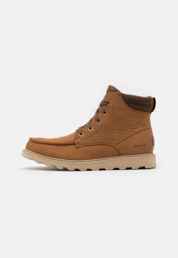 Velvet Tan Sorel Ireland Madson Moc Toe Wp Lace-Up Ankle Boots